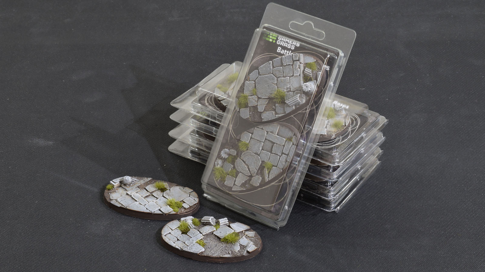 Temple Bases Oval 90mm (x2)