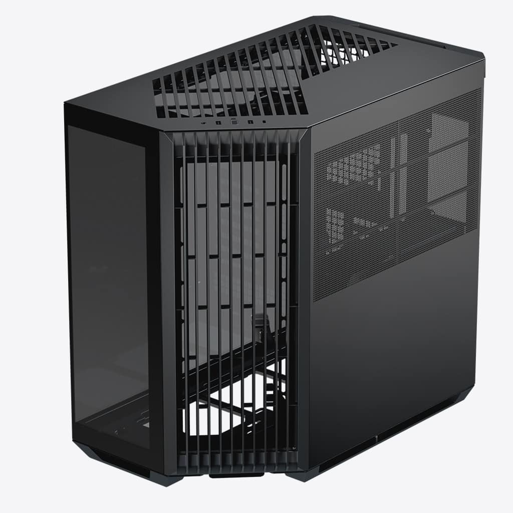 APNX V1, Midi-Tower, ATX, Tempered Glass - black