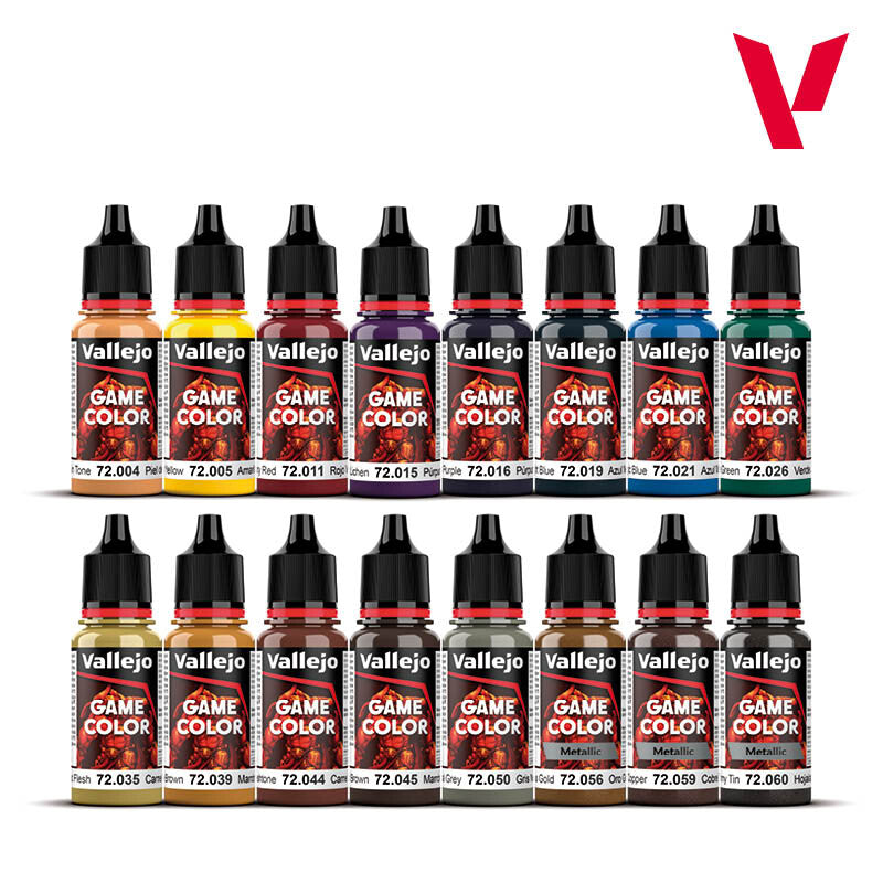 Vallejo - Game Color 16 colors set - Advanced 18 ml