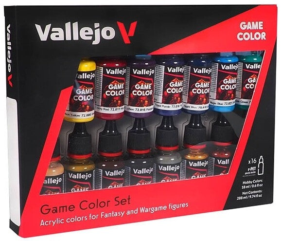 Vallejo - Game Color 16 colors set - Advanced 18 ml