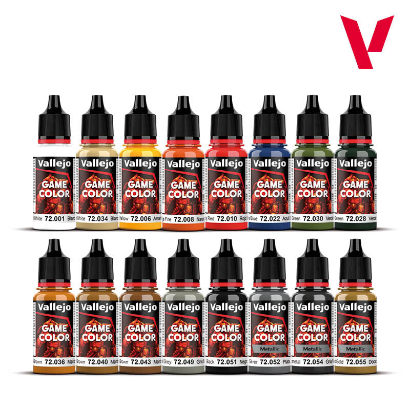 Vallejo - Game Color 16 colors set - Introduction 18 ml