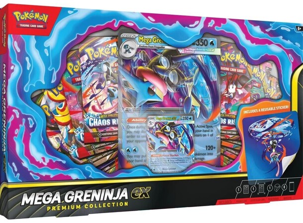 Pokémon TCG: Mega Greninja ex - Premium Collection