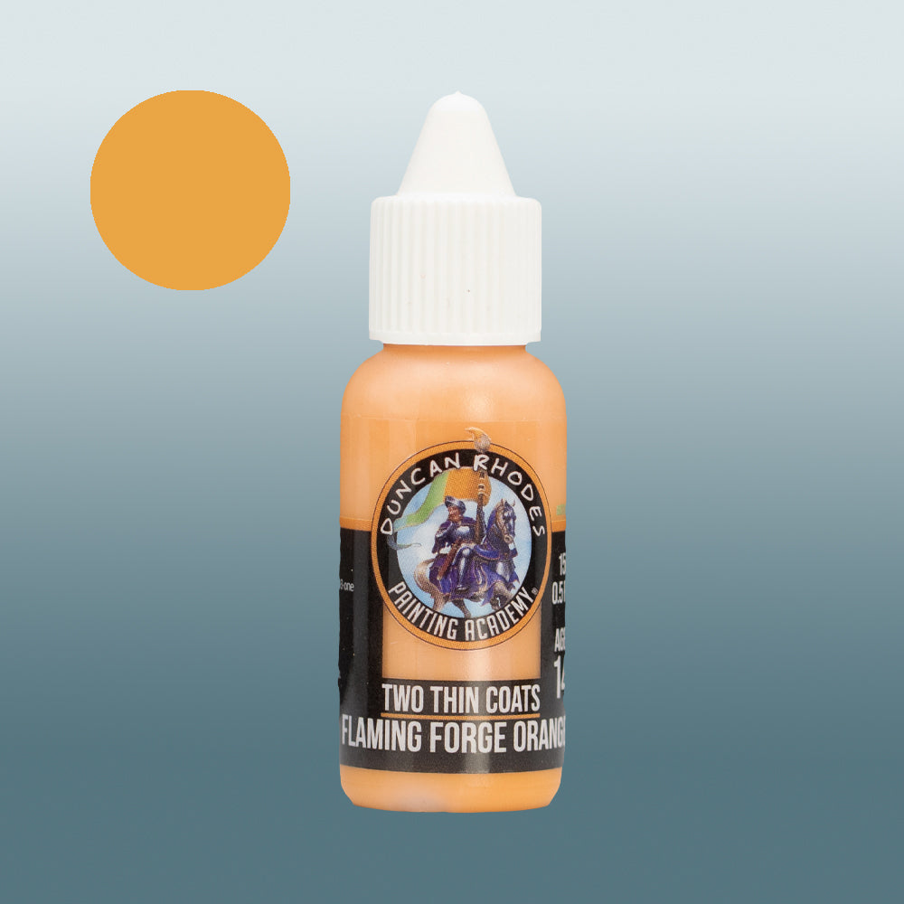 Two Thin Coats: Flaming Forge Orange 15ml Bright