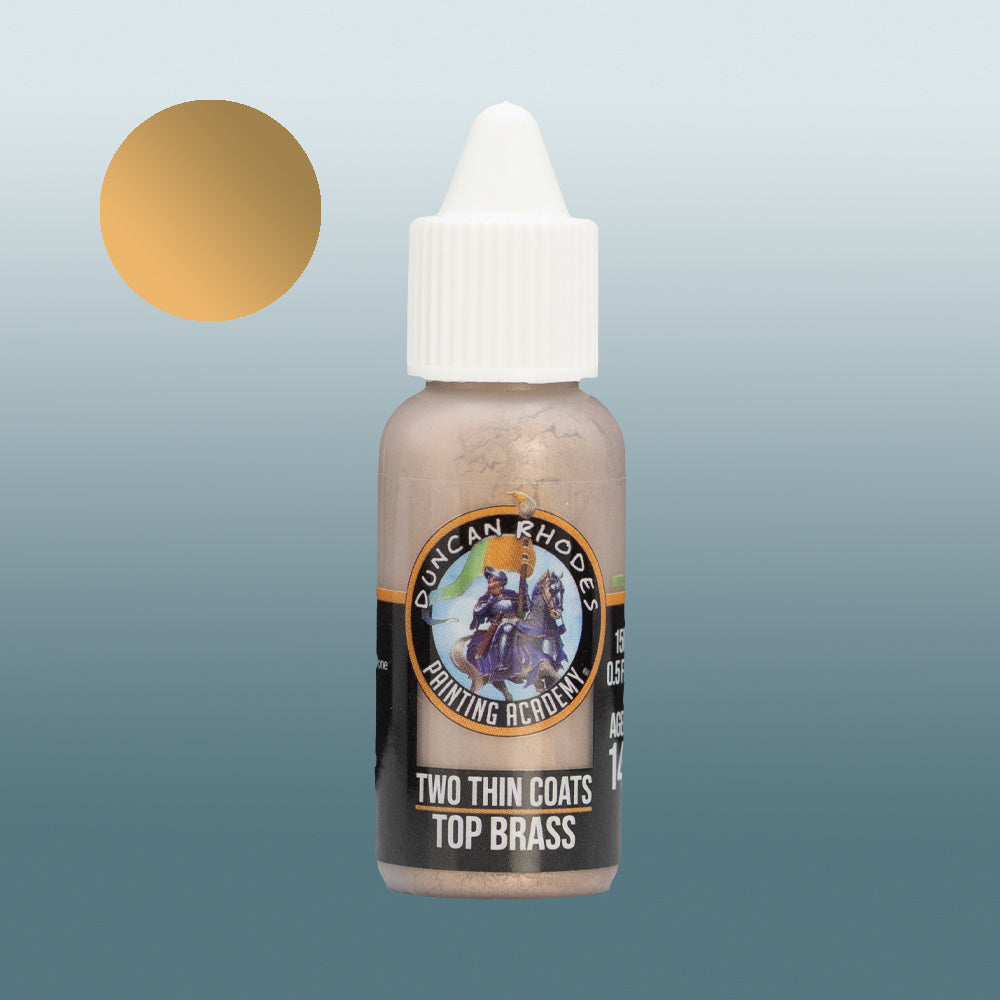 Two Thin Coats: Top Brass 15ml Metallic