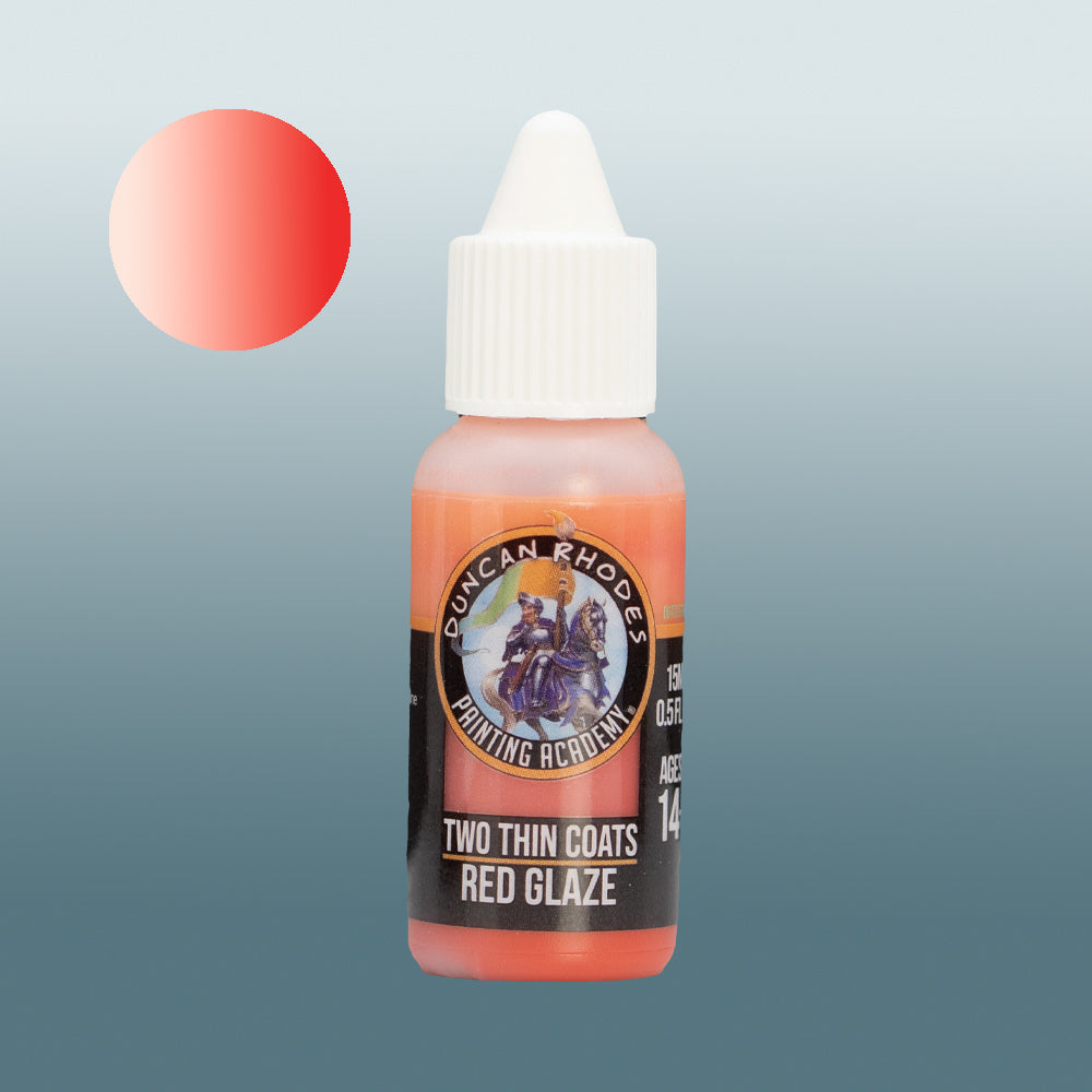 Two Thin Coats: Red Glaze 15ml Glaze
