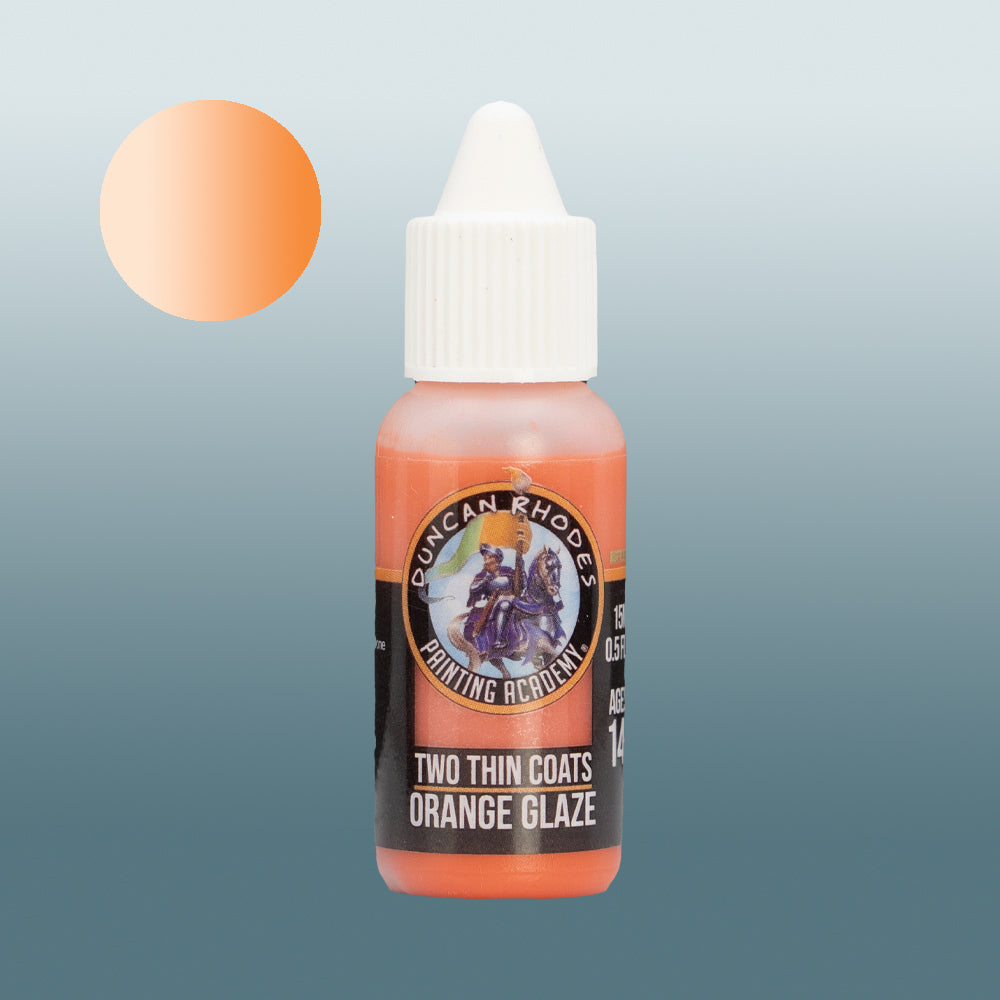 Two Thin Coats: Orange Glaze 15ml Glaze