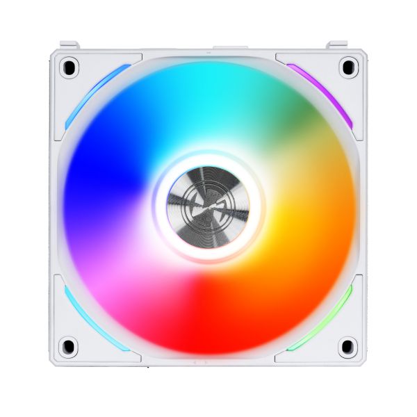 Lian Li UNI FAN AL120 RGB PWM blæser - 120mm, hvid