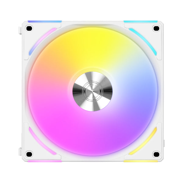 Lian Li UNI FAN AL140 V2 RGB PWM blæser - 140mm, Hvid