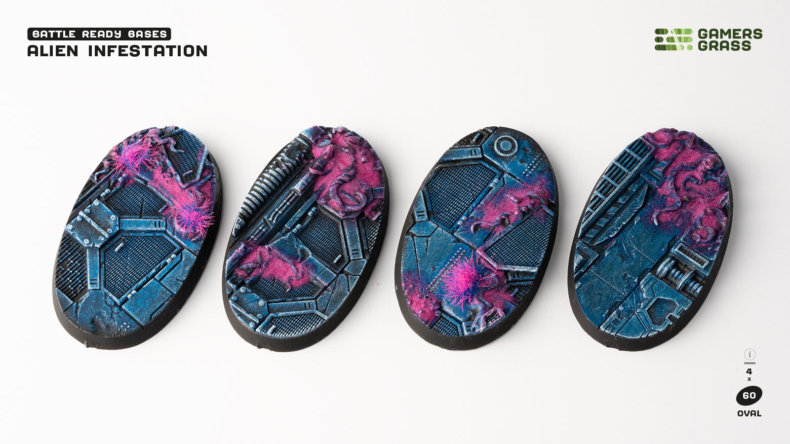 Alien Infestation Oval 60mm (x4)