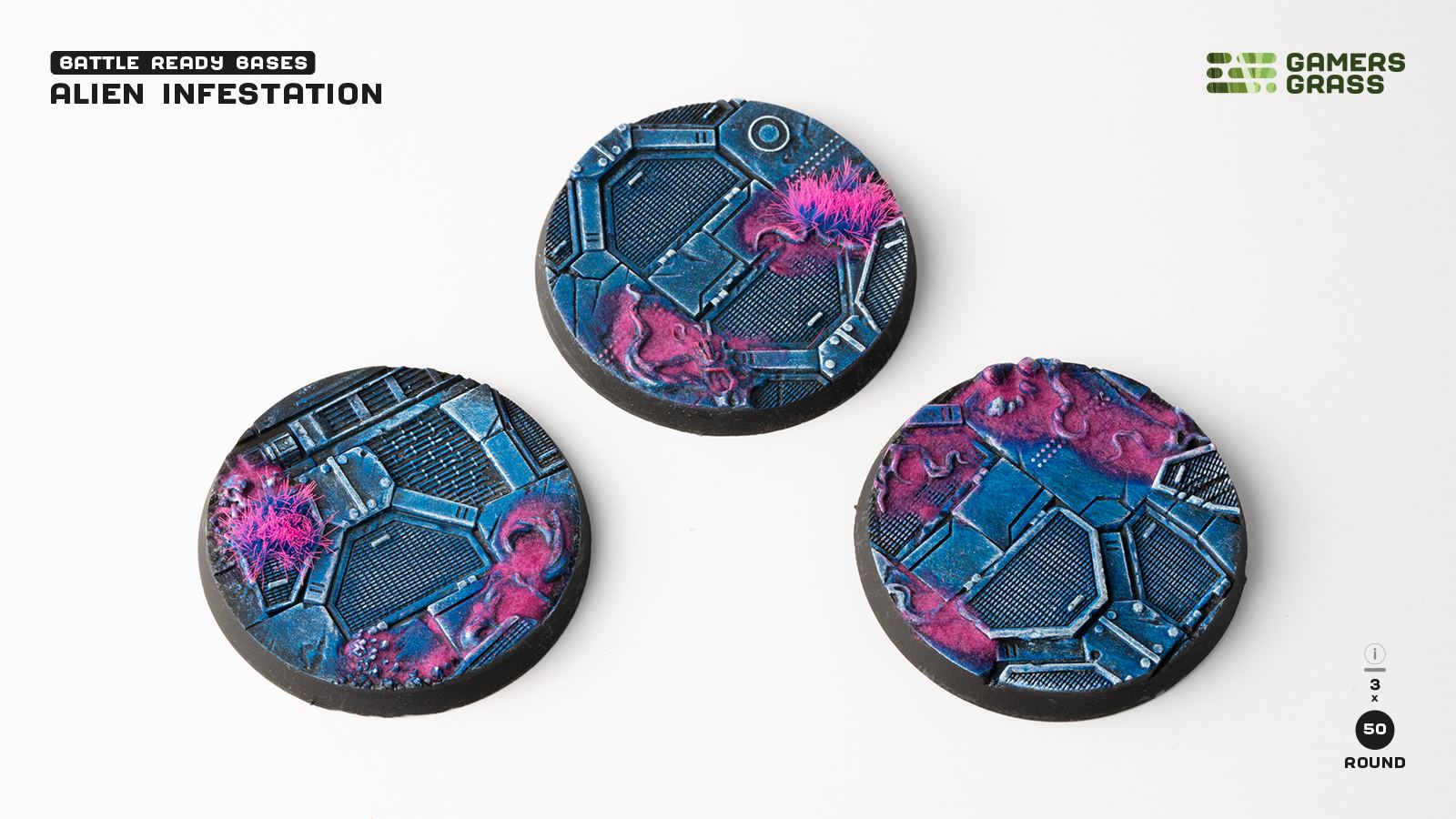 Alien Infestation Round 50mm (x3)