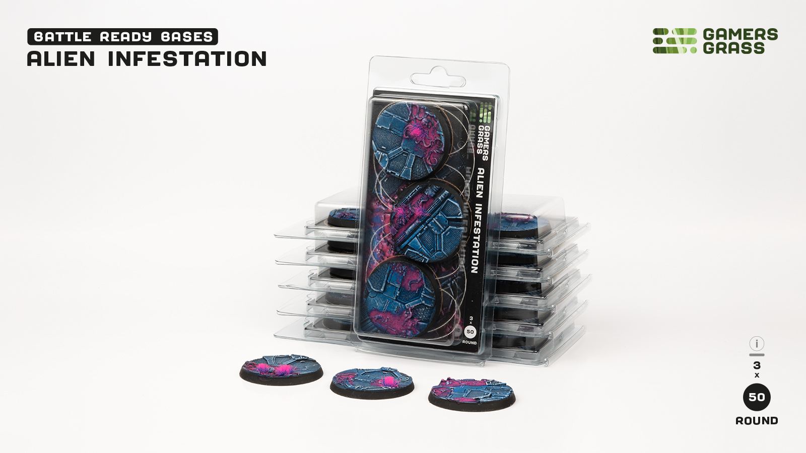 Alien Infestation Round 50mm (x3)