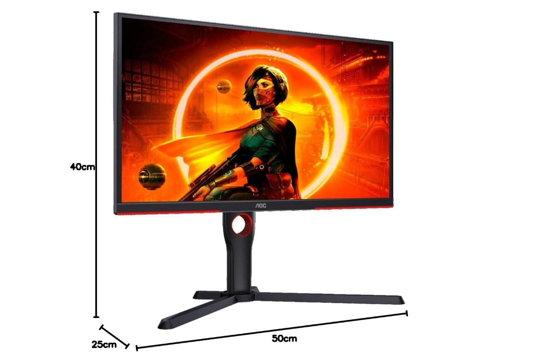 AOC Gaming 25G3ZM/BK - 25" 240Hz FHD-skärm, 0,5 ms