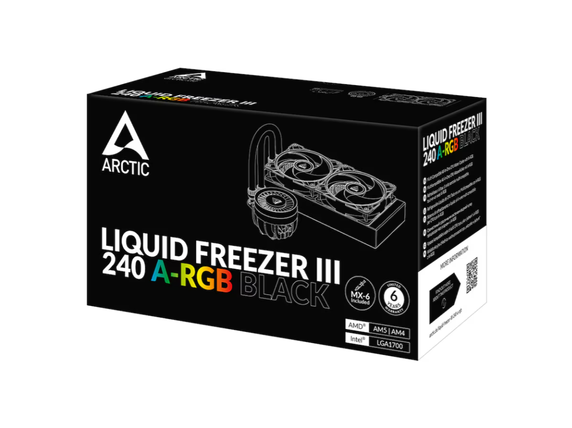 Arctic Liquid Freezer III 240 A-RGB Kylare (svart)