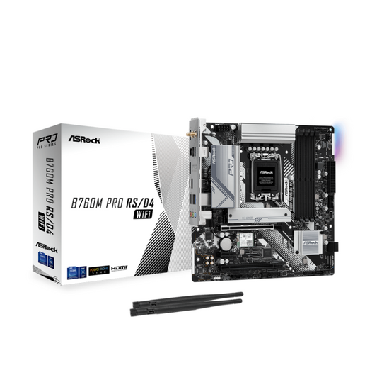 ASRock B760M PRO RS/D4 WIFI Moderkort