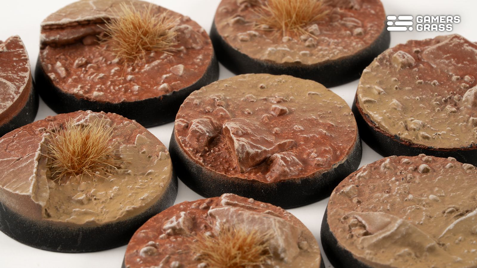 Badlands Bases Round 28mm (x8)