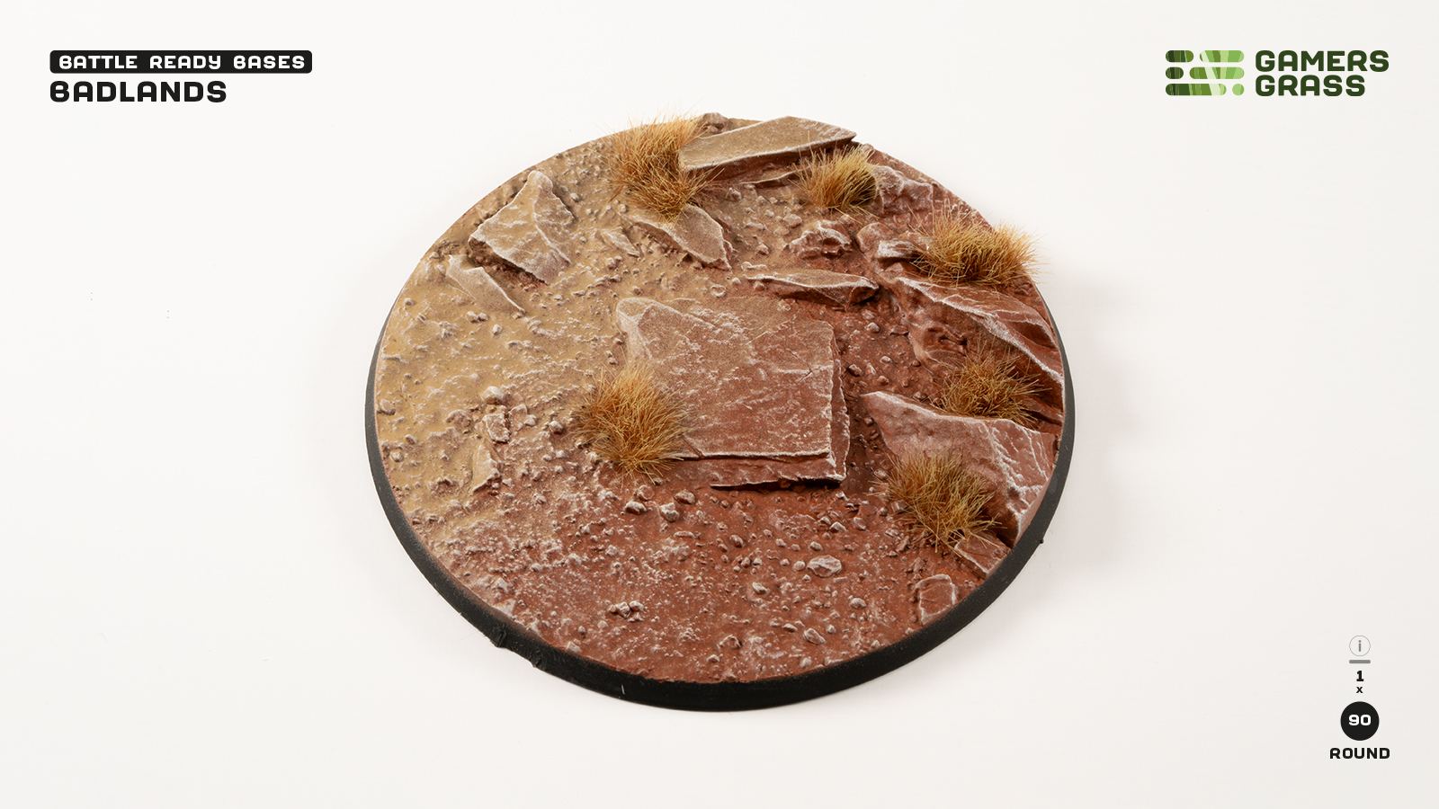 Badlands Bases Round 90mm (x1)