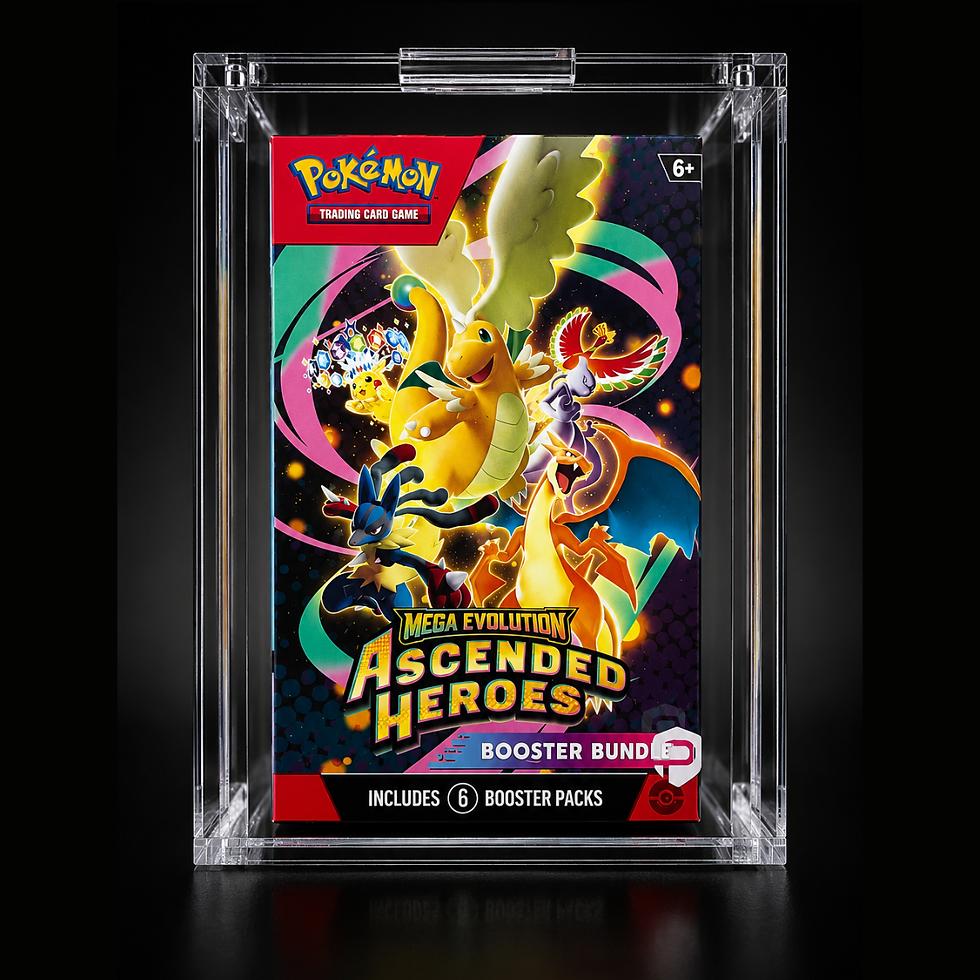 The Acrylic Box – Pokémon Booster Bundle Case V2 (Mars 2026)