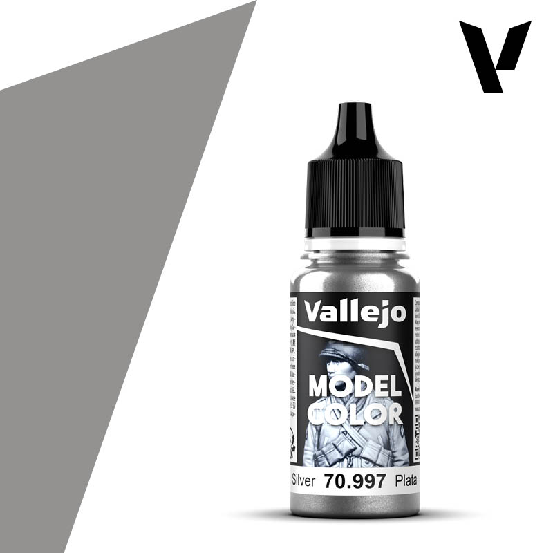 Vallejo Model Color: Silver 18ml
