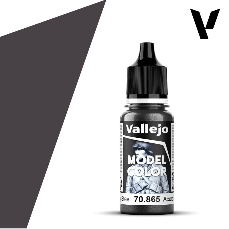 Vallejo Model Color: Oily Steel 18ml