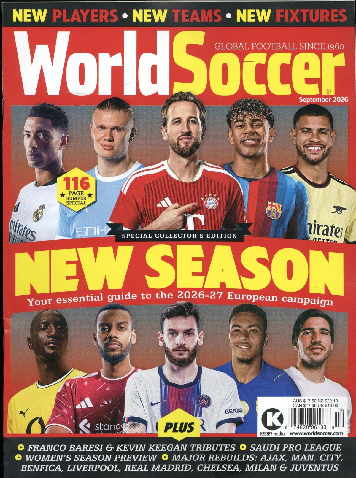 World Soccer – September 2026 (Engelsk)