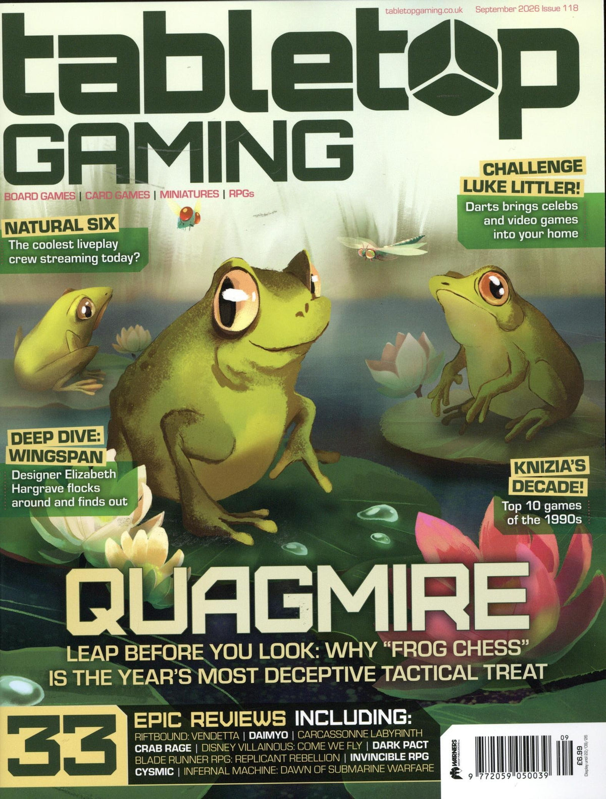 Tabletop Gaming – September 2026 (Engelsk)