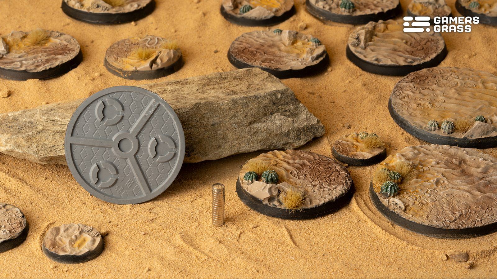 Deserts of Maahl Round 50mm (x3)
