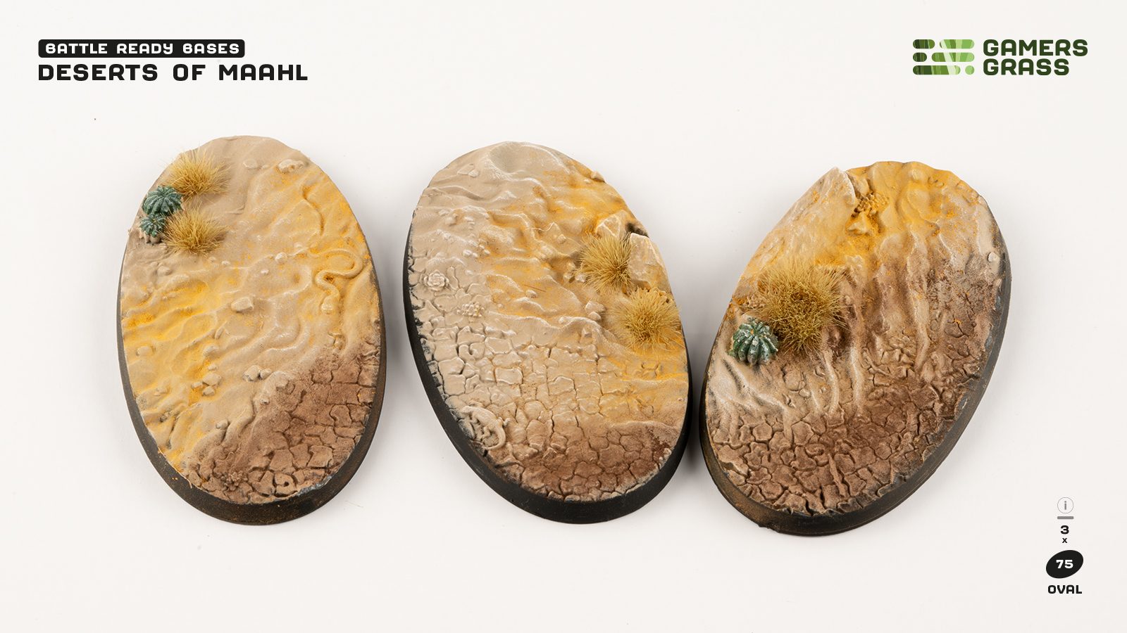 Deserts of Maahl Oval 75mm (x3)