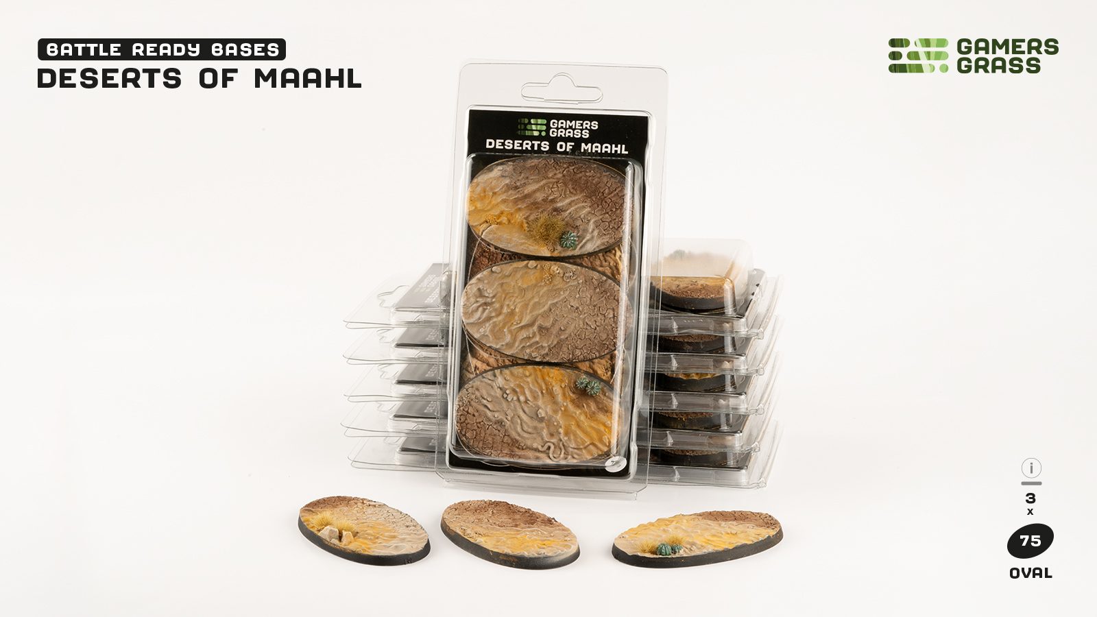 Deserts of Maahl Oval 75mm (x3)