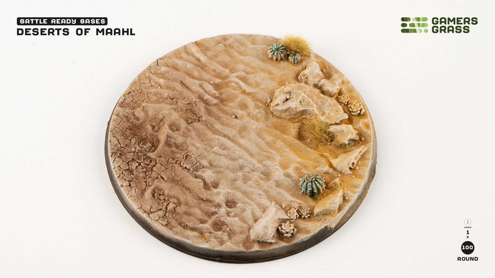 Deserts of Maahl Round 100mm (x1)