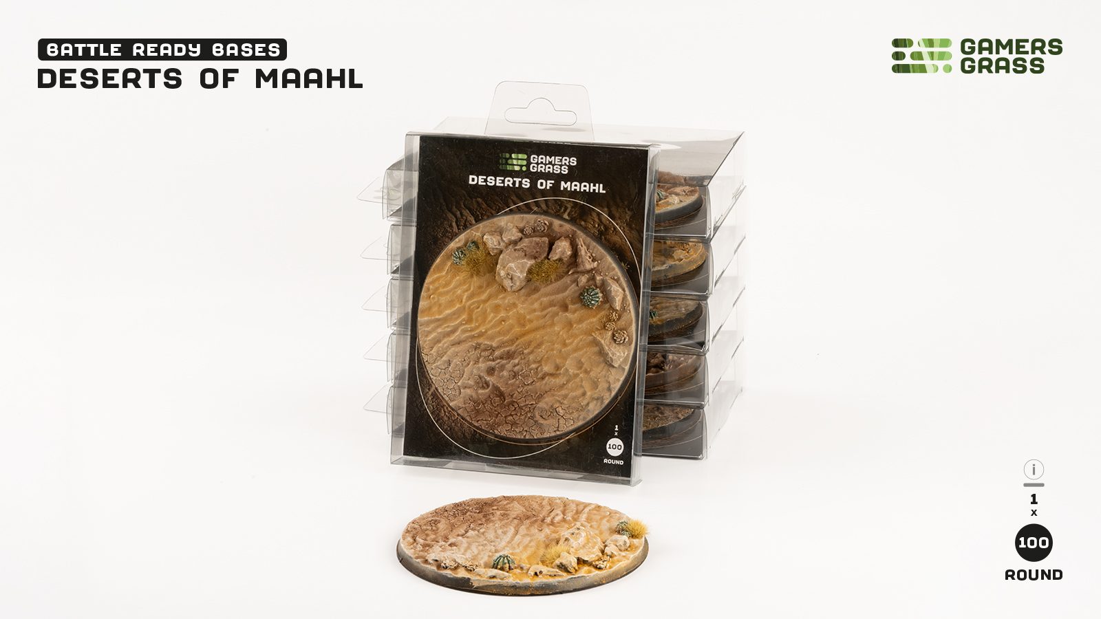 Deserts of Maahl Round 100mm (x1)
