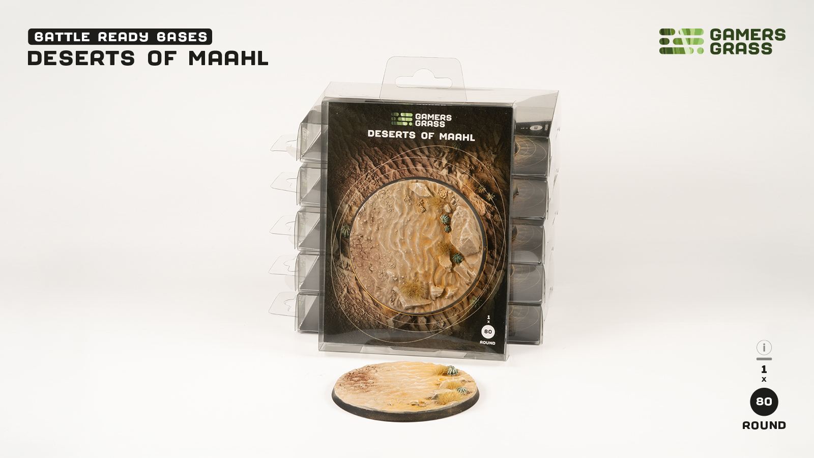 Deserts of Maahl Round 80mm (x1)
