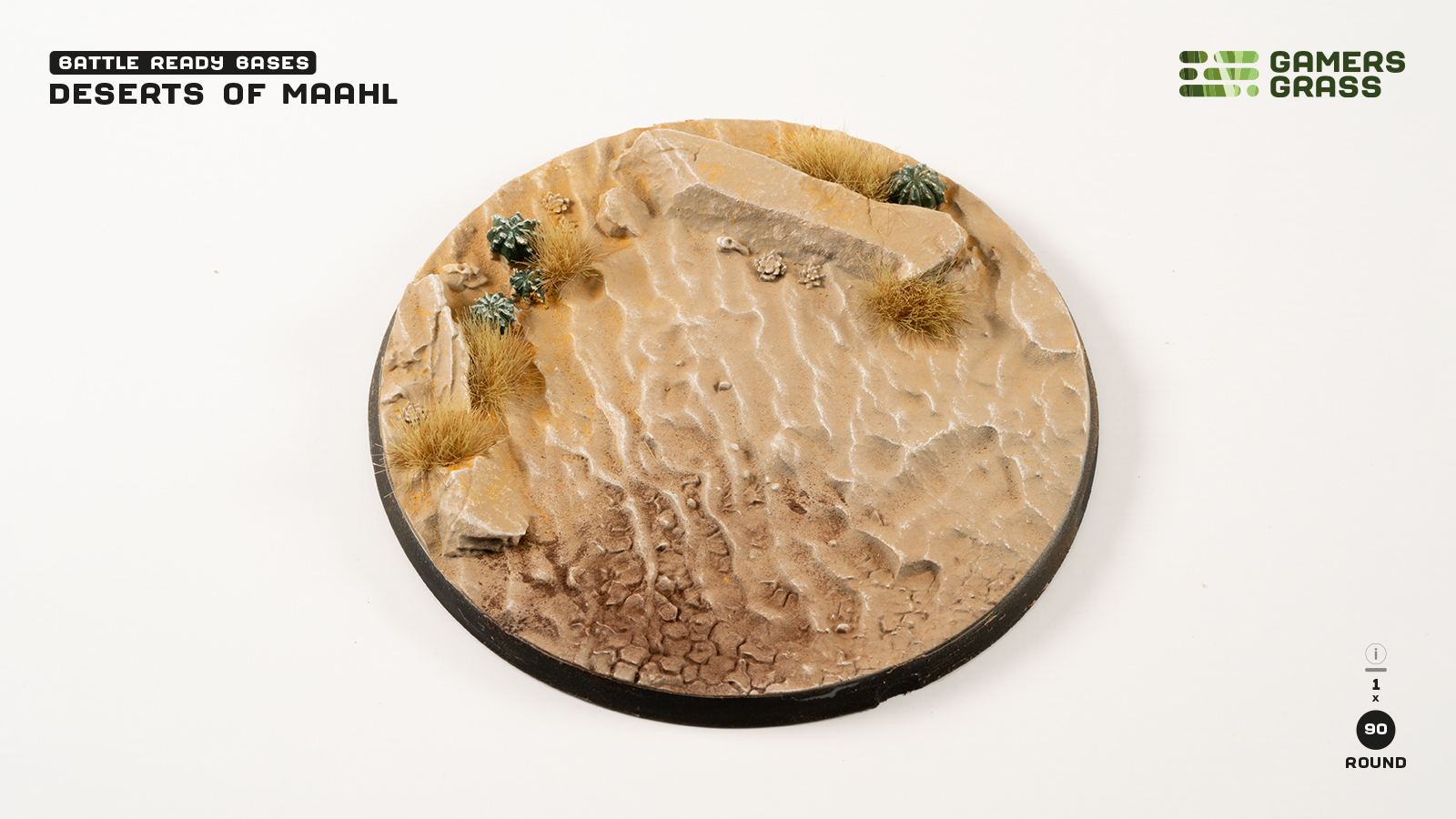 Deserts of Maahl Round 90mm (x1)
