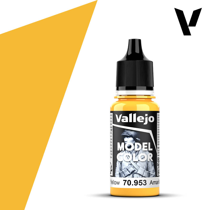 Vallejo Model Color: Flat Yellow 18ml