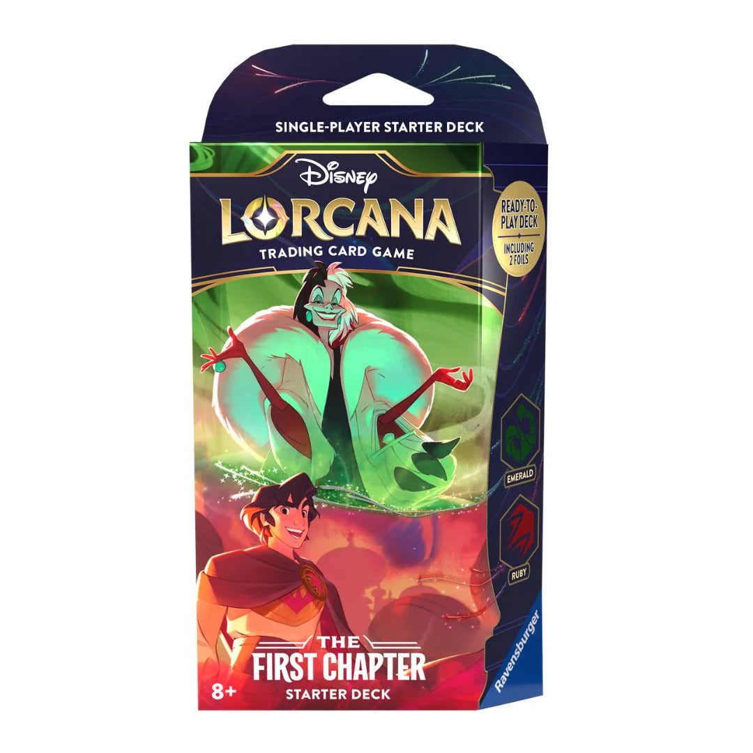 Disney Lorcana: The First Chapter – Emerald & Ruby Starter Deck