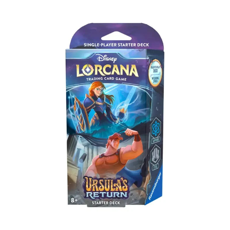 Disney Lorcana: Ursula’s Return – Sapphire & Steel Starter Deck