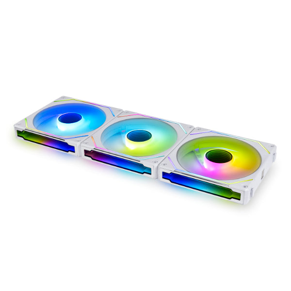 Lian Li UNI FAN SL INF PWM Hvid 3-pak - 120 mm, Infinity RGB, controller inkluderet