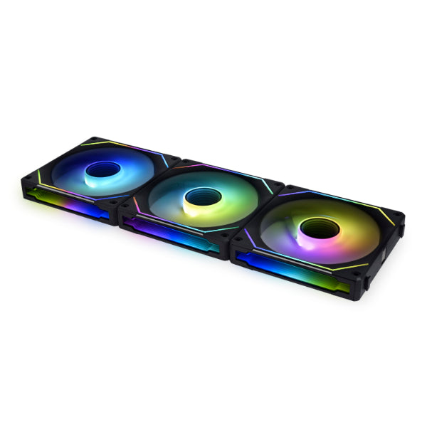 Lian Li UNI FAN SL INF PWM Sort 3-pak - 120 mm, Infinity RGB, controller inkluderet