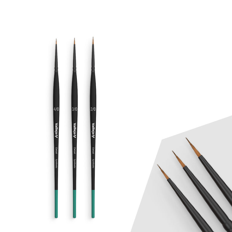 Vallejo Brush - Definition Set (4/0 - 3/0 - 2/0)