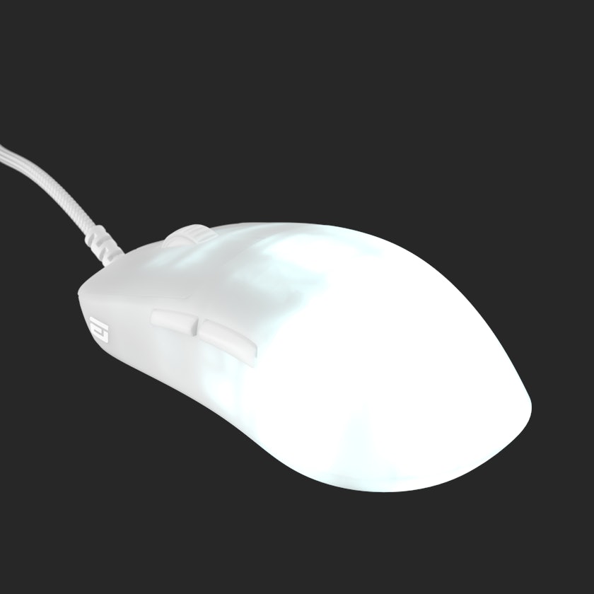 Endgame Gear OP1 RGB - Wired Gaming Mouse - White Frost