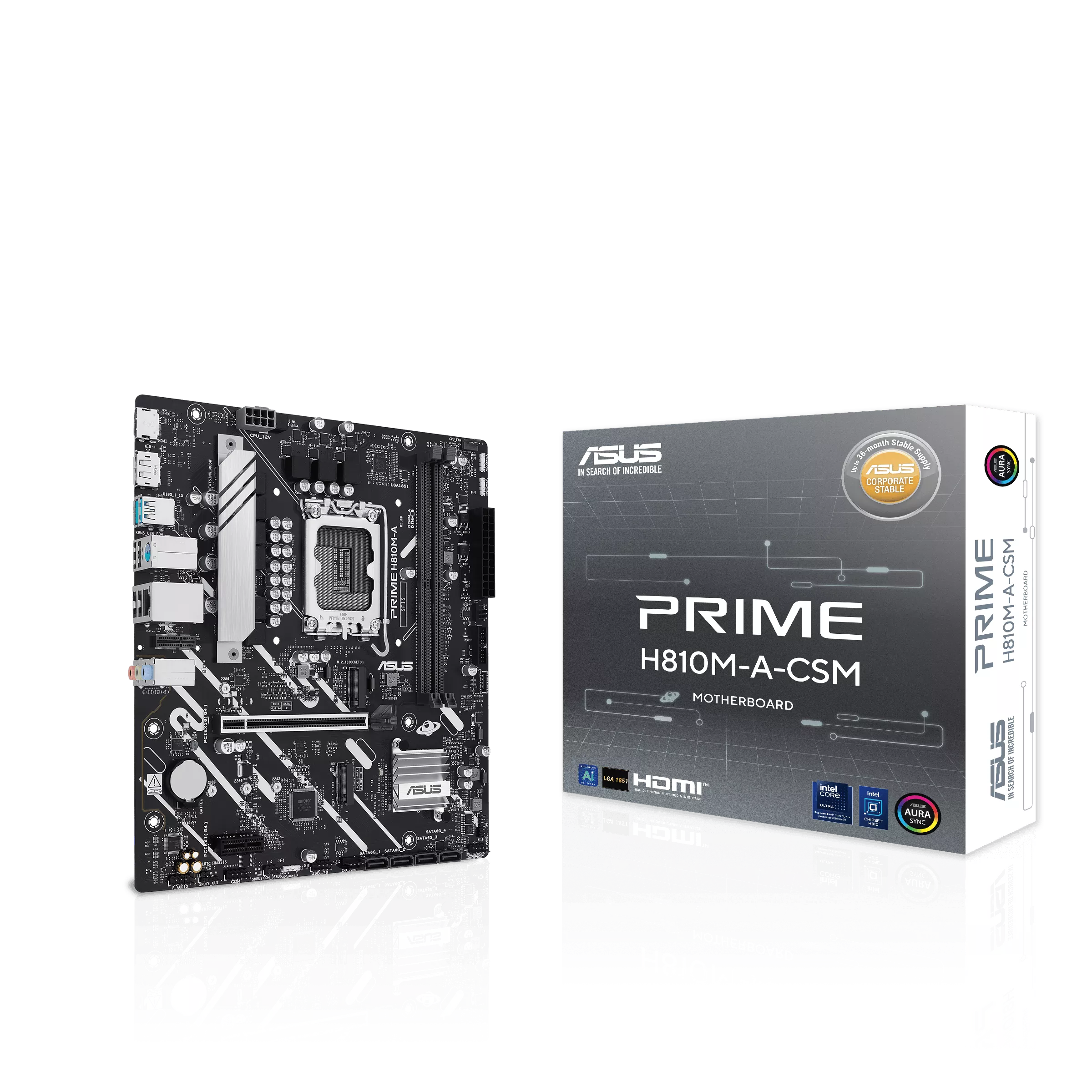 ASUS PRIME H810M-A-CSM (mATX, H810, LGA 1851, DDR5)