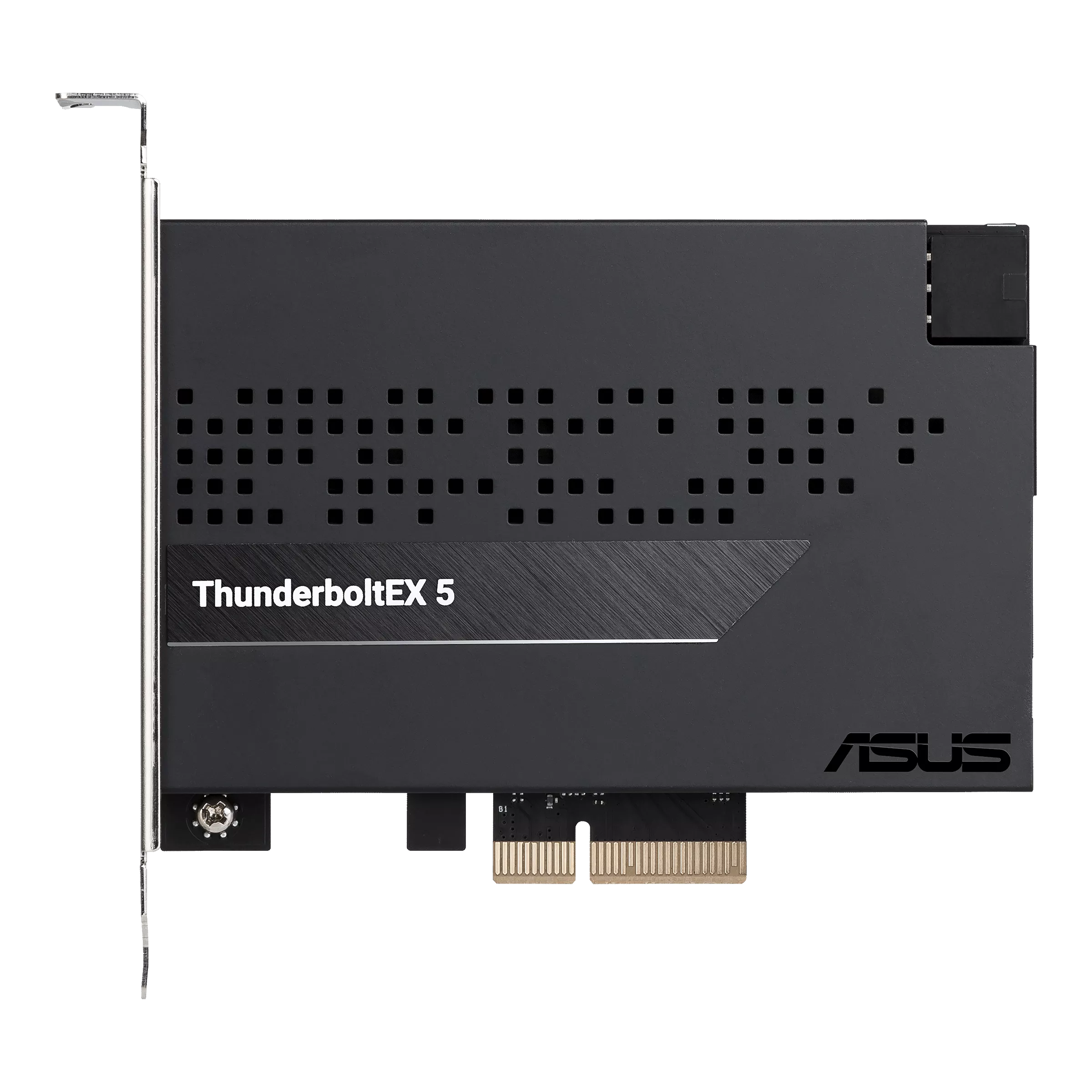 ASUS ThunderboltEX 5 expansion card, dual Thunderbolt 5 (USB-C) ports, DisplayPort 2.1, PCIe 4.0 x4