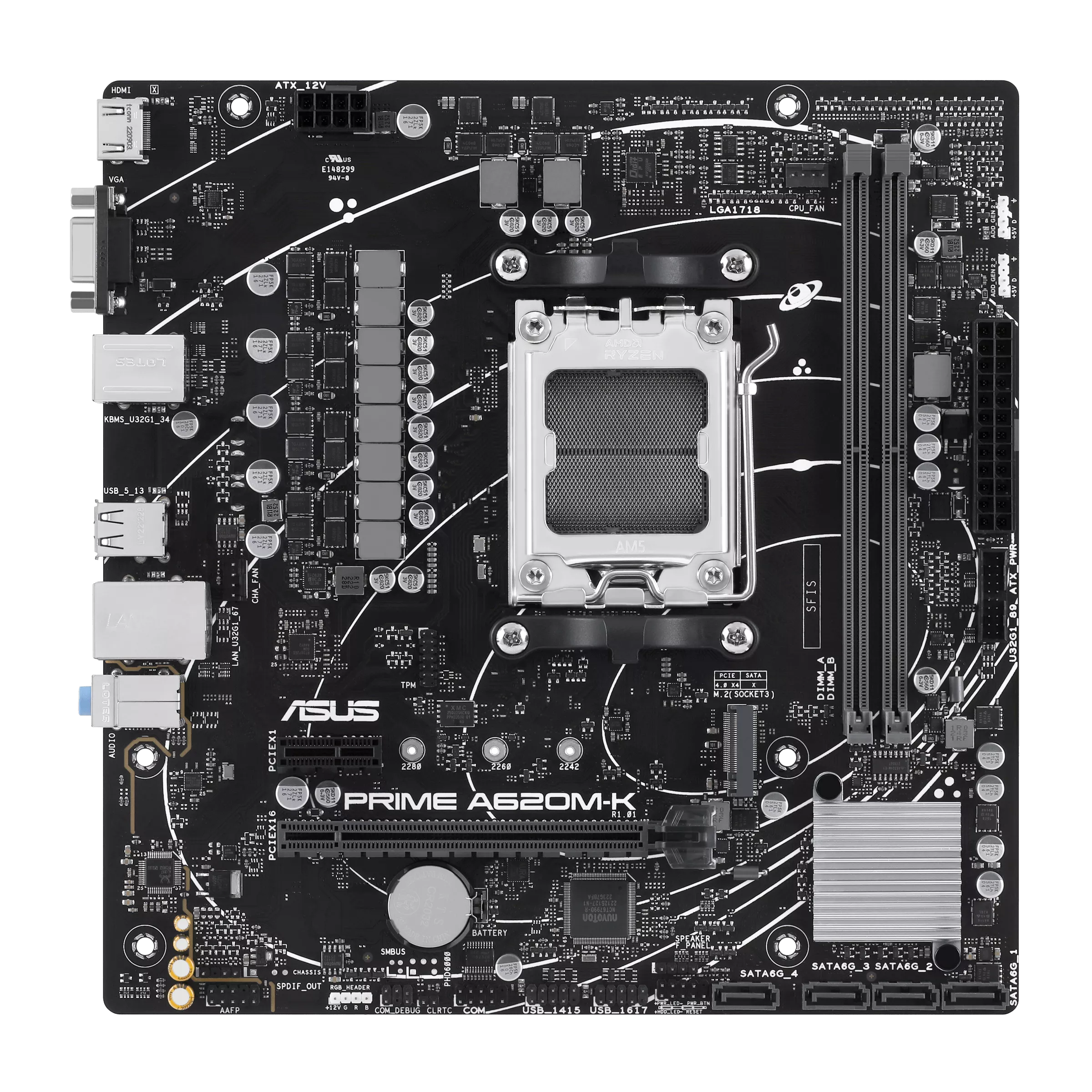ASUS PRIME A620M-K (mATX, A620, AM5, DDR5)