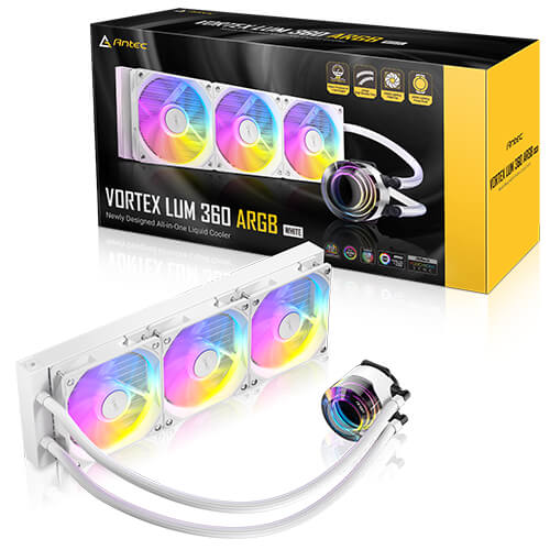 Antec Vortex Lum 360 AIO, ARGB White
