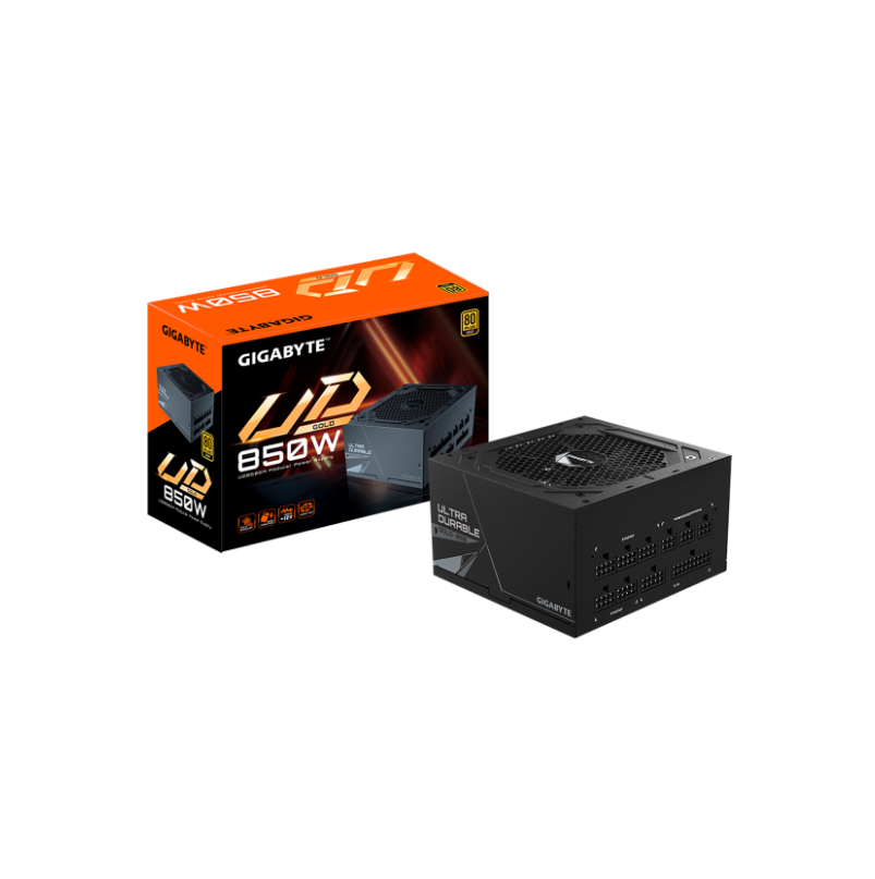 GIGABYTE UD850GM - 850 Watt - 120 mm - ATX - 80 Plus Gold certificate