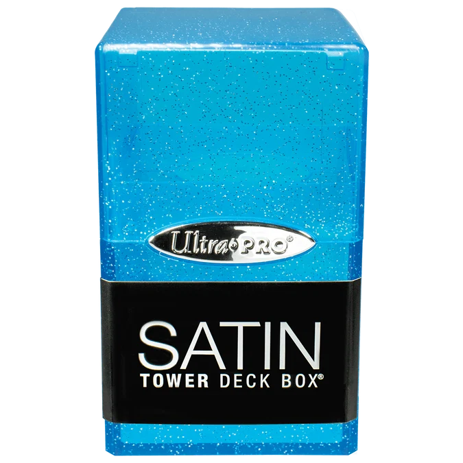 Ultra Pro: Satin Tower Deck Box - Glitter Blue