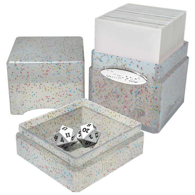 Ultra Pro: Satin Tower Deck Box - Glitter Crystal