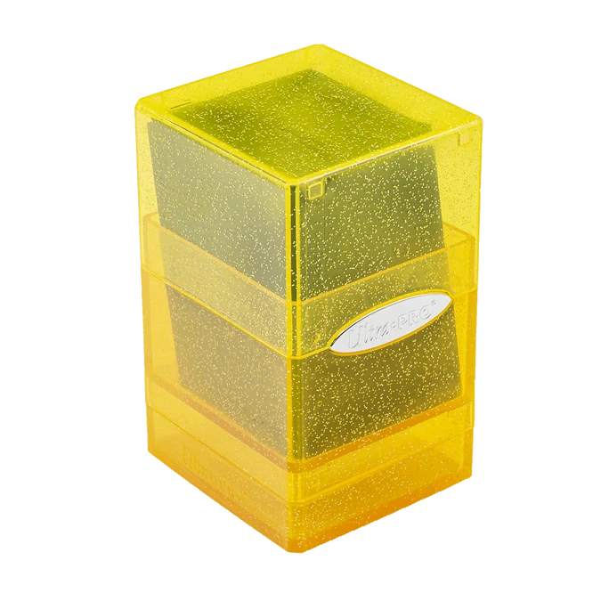 Ultra Pro: Satin Tower Deck Box - Glitter Yellow