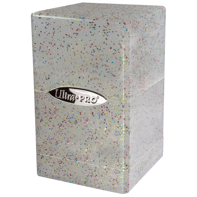 Ultra Pro: Satin Tower Deck Box - Glitter Crystal