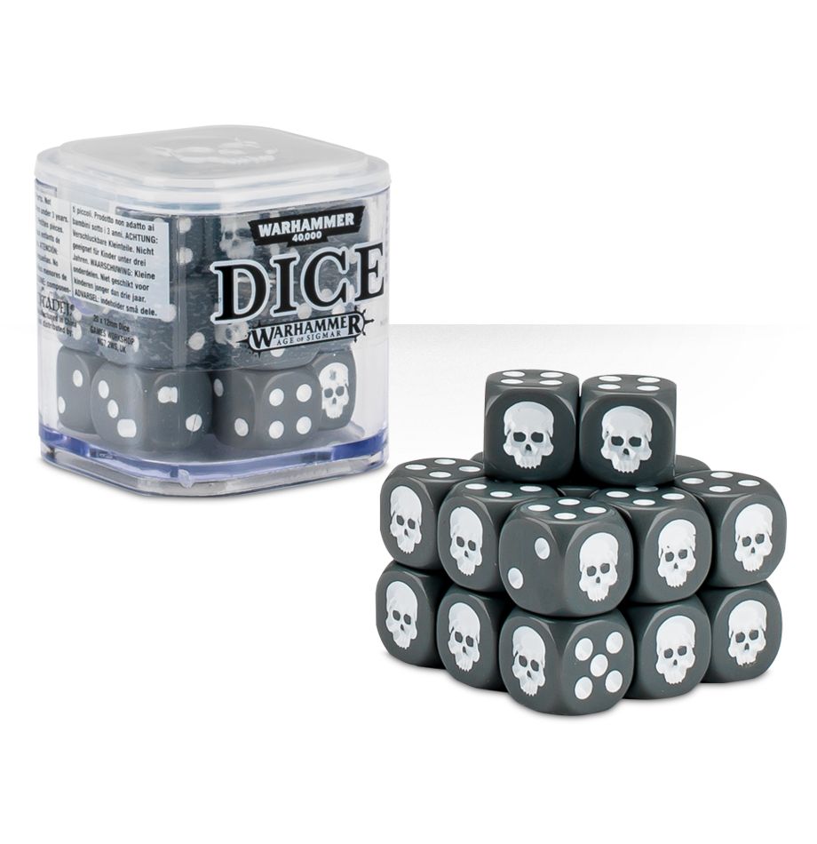Dice Cube Grey