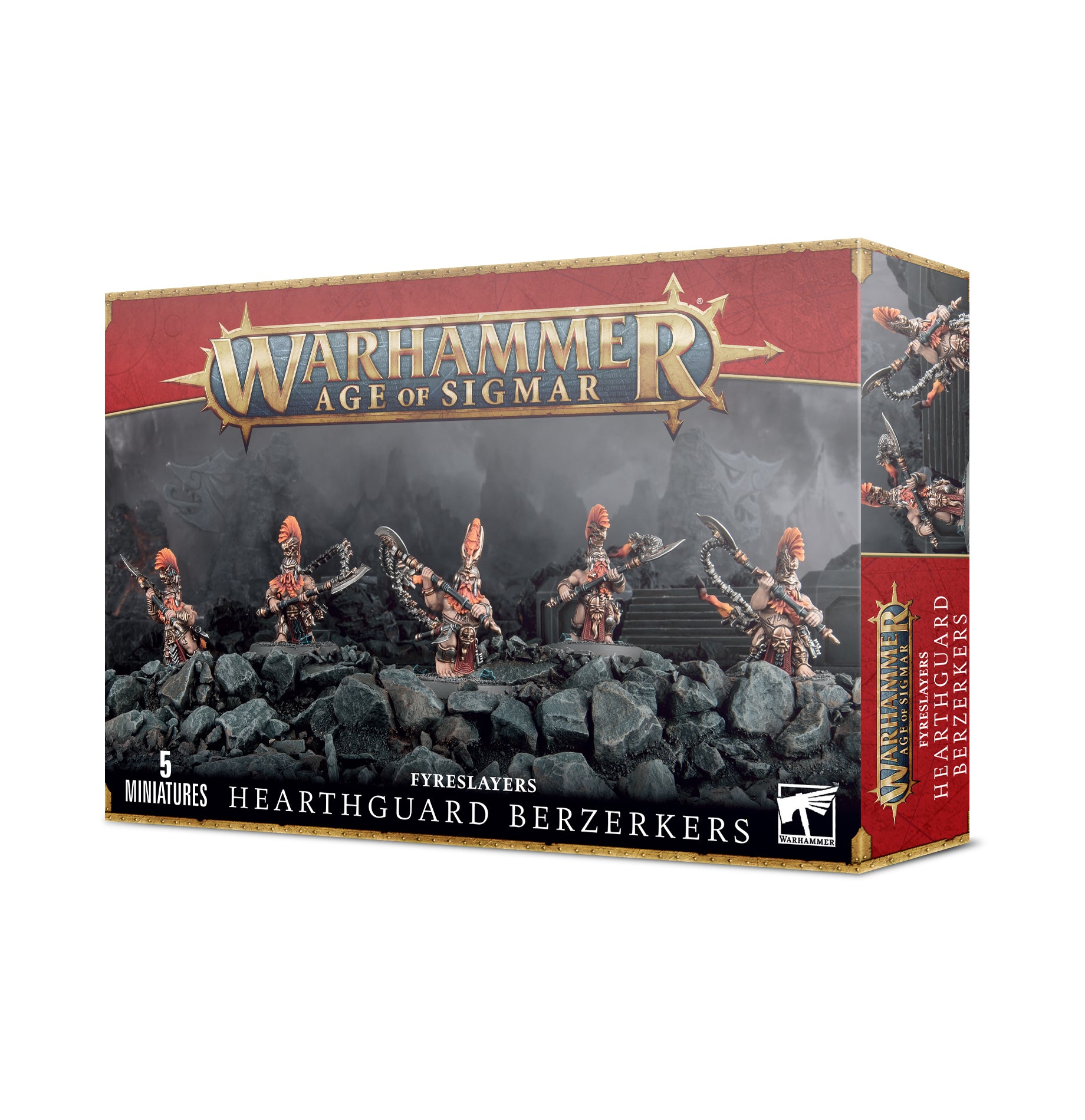 Warhammer Age of Sigmar Fyreslayers Hearthguard Berzerkers
